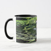 Tiger-Reflexions-Digital-Kunst-Kaffee-Tasse Tasse (Links)