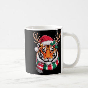 Tiger Rentier Weihnachten Santa Hut Tiger Xmas Kaffeetasse