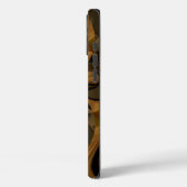 Tiger Retro Graphics Hakuna Matata Geschenke Case-Mate iPhone Hülle (Rückseite / Links)