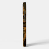 Tiger Retro Graphics Hakuna Matata Geschenke Case-Mate iPhone Hülle (Rückseite / Links)