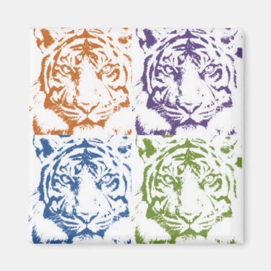 Tiger rette die Tiger Magnet (Vorne)