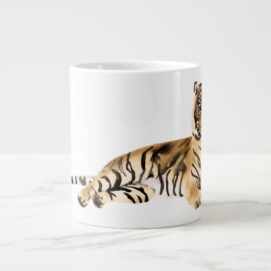 Tiger-Riegel Jumbo-Tasse (Vorderseite)