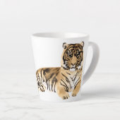 Tiger-Riegel Milchtasse (Rechte Ecke)