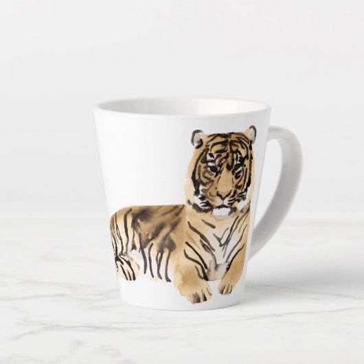 Tiger-Riegel Milchtasse (Rechte Ecke)