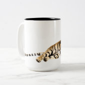 Tiger-Riegel Zweifarbige Tasse (Vorderseite Links)