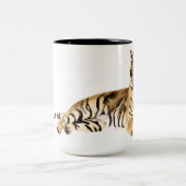 Tiger-Riegel Zweifarbige Tasse (Mittel)