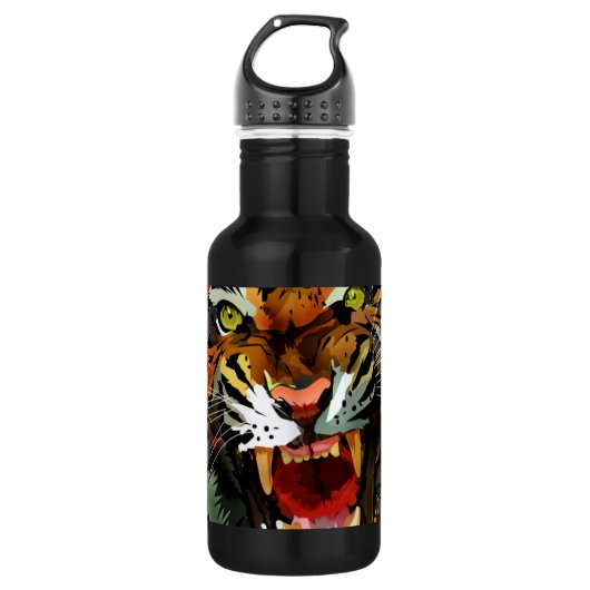 Tiger Roar 2 Edelstahlflasche (Vorderseite)