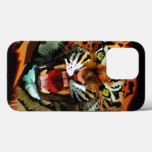 Tiger Roar Case-Mate iPhone Hülle (Rückseite (Horizontal))