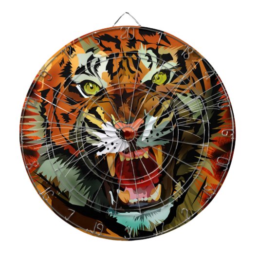 Tiger Roar Dartscheibe (vorne)