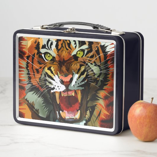 Tiger Roar Metall Brotdose (Beispiel)