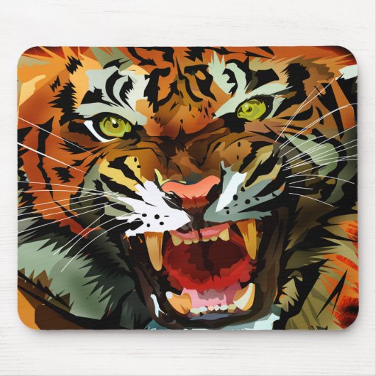Tiger Roar Mousepad (Vorne)