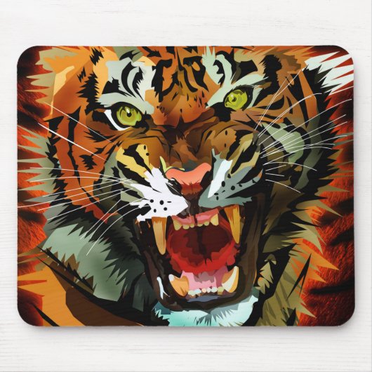 Tiger Roar Mousepad (Vorne)