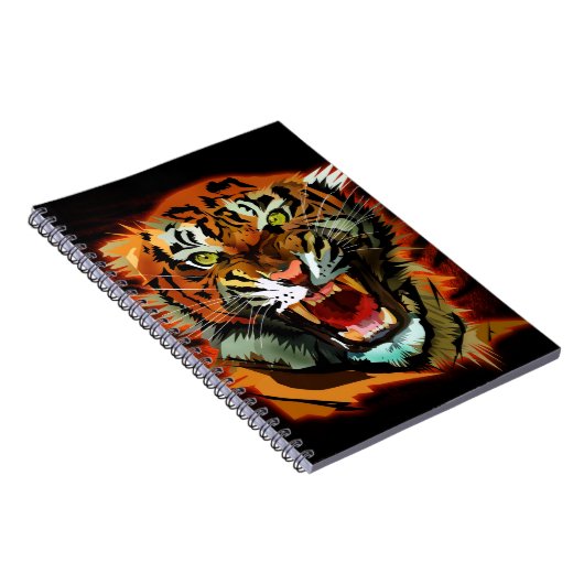 Tiger Roar Notizblock (Rechte Seite)