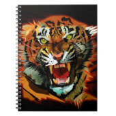 Tiger Roar Notizblock (Vorderseite)