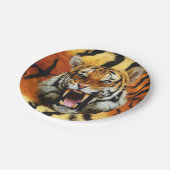 Tiger-Roar Pappteller (Schrägansicht)
