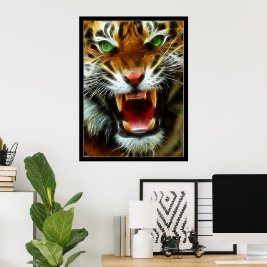 Tiger-Roar Poster (Heimbüro)