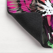 Tiger Roar - Rosa Mousepad (Ecke)