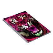 Tiger Roar - Rosa Notizblock (Rechte Seite)