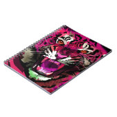 Tiger Roar - Rosa Notizblock (Linke Seite)