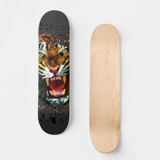 Tiger Roar Skateboard (Vorderseite)