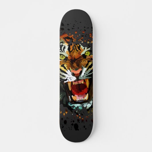 Tiger Roar Skateboard (Vorne)
