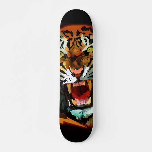Tiger Roar Skateboard (Vorne)
