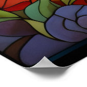 Tiger Roaring Poster (Ecke)