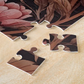 Tiger-Rosa-Blume Puzzle (Seite)