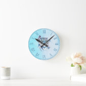 Tiger Runde Wanduhr (Zuhause)