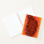 Tiger Running Notebook Galaxy Starry Night Notizblock (Innenseite)