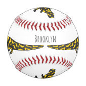 Tiger-Salamander-Cartoon Baseball (Vorderseite)