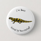 Tiger-Salamander-Cartoon Button (Vorderseite)