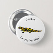 Tiger-Salamander-Cartoon Button (Vorne & Hinten)