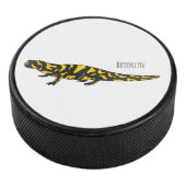 Tiger-Salamander-Cartoon Eishockey Puck (3/4)