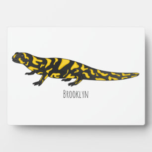Tiger-Salamander-Cartoon Fotoplatte