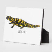 Tiger-Salamander-Cartoon Fotoplatte (Seite)