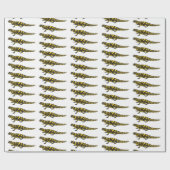 Tiger-Salamander-Cartoon Geschenkpapier (Flach)