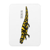 Tiger salamander cartoon illustration magnet (Vertikal)