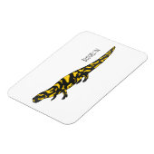 Tiger salamander cartoon illustration magnet (Linke Seite)