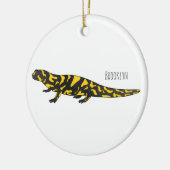 Tiger-Salamander-Cartoon Keramik Ornament (Links)