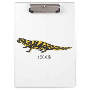 Tiger-Salamander-Cartoon Klemmbrett