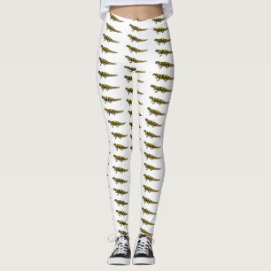 Tiger-Salamander-Cartoon Leggings