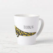 Tiger-Salamander-Cartoon Milchtasse (Rechte Ecke)