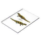 Tiger-Salamander-Cartoon Notizblock (Linke Seite)