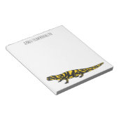 Tiger-Salamander-Cartoon Notizblock (angewinkelt)