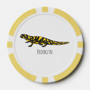 Tiger-Salamander-Cartoon Pokerchips