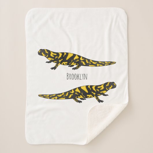 Tiger-Salamander-Cartoon Sherpadecke (Vorderseite)