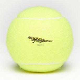 Tiger-Salamander-Cartoon Tennisbälle