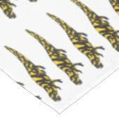 Tiger-Salamander-Cartoon Tischdecke (Schrägansicht)