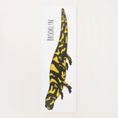 Tiger-Salamander-Cartoon Yogamatte (Rückseite)